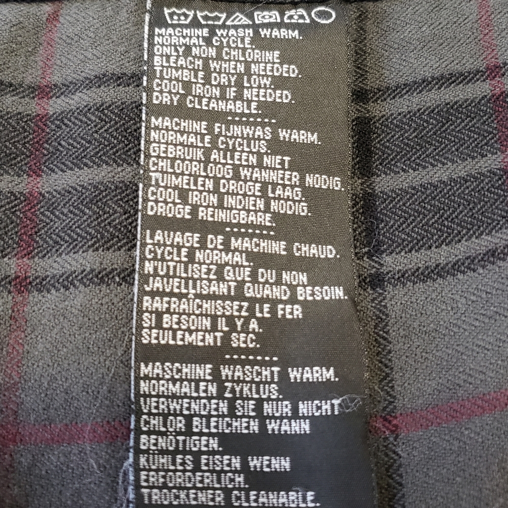 HARLEY-DAVIDSON Plaid Collar Button down shirt XL - Picture 7 of 8